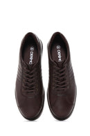 Men's Brown Leather Casual Sneaker | Derimod