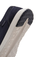 Men's Navy Blue Nubuck Leather Casual Shoes | Derimod