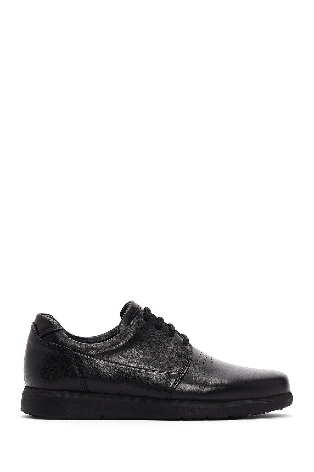 Men's Black Leather Casual Shoes 23SFD684018 | Derimod