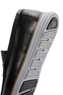 Men's Black Leather Loafer | Derimod