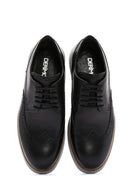 Men's Black Leather Casual Shoes | Derimod