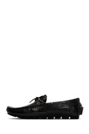 Men's Black Leather Sports Loafer | Derimod