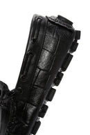 Men's Black Leather Sports Loafer | Derimod