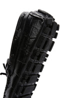 Men's Black Leather Sports Loafer | Derimod