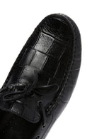 Men's Black Leather Sports Loafer | Derimod