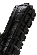 Men's Black Leather Tassel Loafer | Derimod