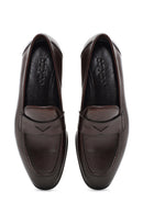 Men's Brown Leather Classic Loafer | Derimod