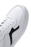 Men's White Leather Sneaker | Derimod