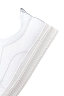 Men's White Leather Sneaker | Derimod