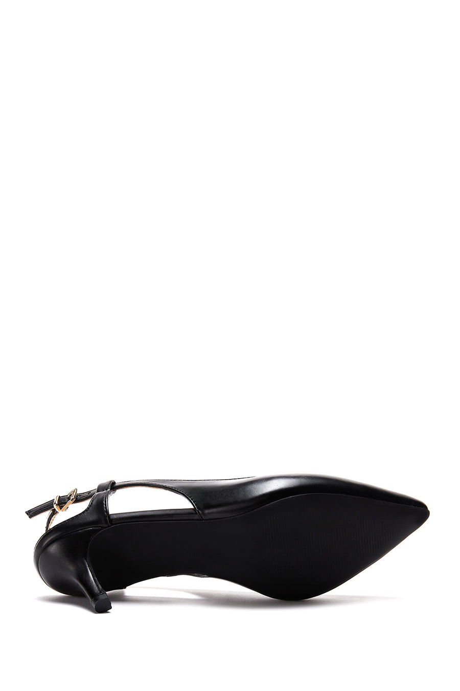Women's Black Low Heeled Shoes