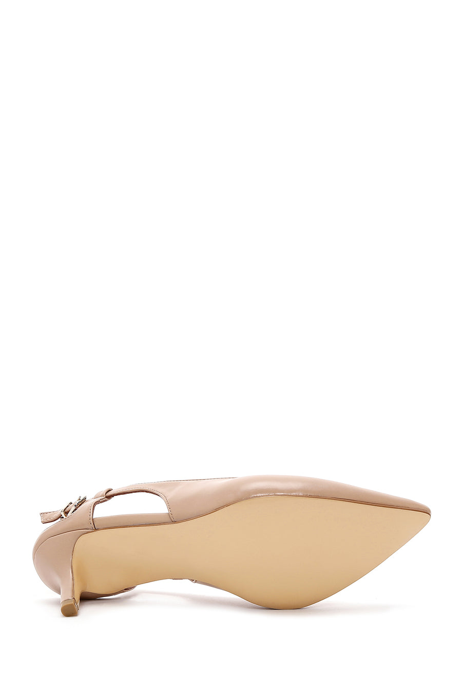 Women's Beige Low Heeled Shoes