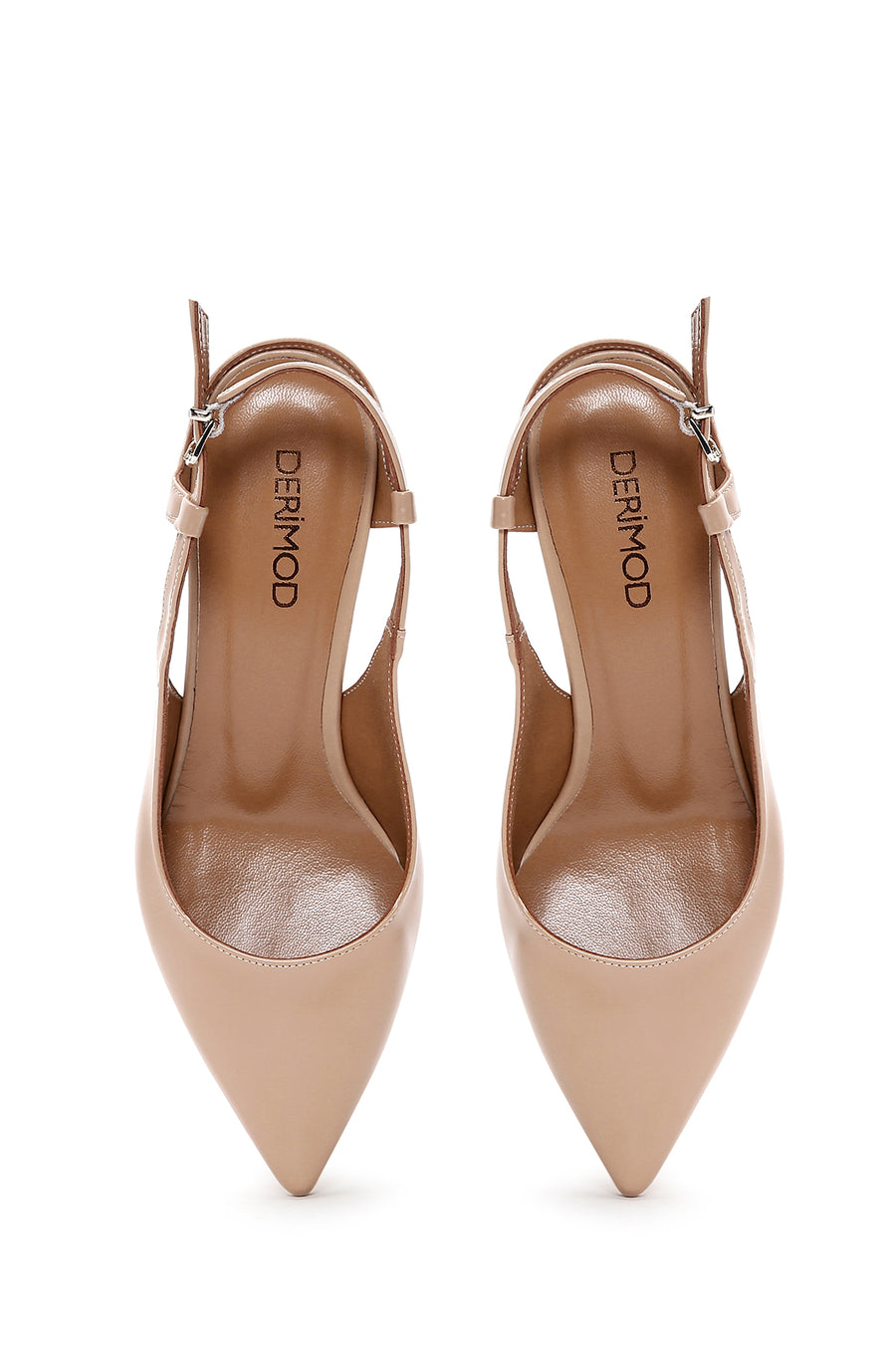 Women's Beige Low Heeled Shoes