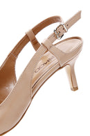 Women's Beige Low Heeled Shoes | Derimod
