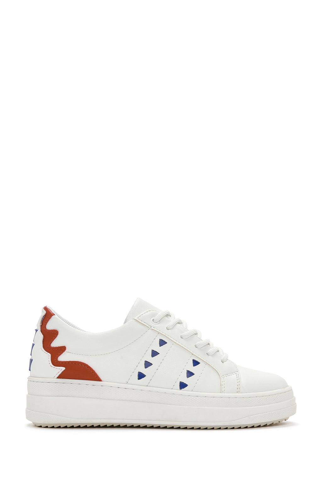 Kadın Beyaz Desenli Sneaker