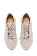 Women's Beige Thick Soled Sneaker | Derimod