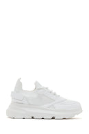 Women's White Thick Soled Sneaker | Derimod