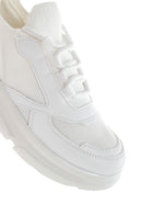 Women's White Thick Soled Sneaker | Derimod