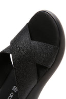 Women's Black Comfort Slippers | Derimod