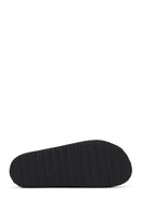 Women's Black Thick Soled Comfort Slippers | Derimod