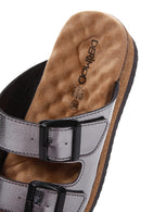 Kadın Antrasit Kalın Tabanlı Comfort Terlik | Derimod