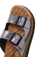 Kadın Antrasit Kalın Tabanlı Comfort Terlik | Derimod