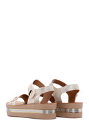 Kadın Altın Kalın Taban Sandalet | Derimod