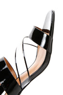 Women's Black Thick Heeled Sandals | Derimod