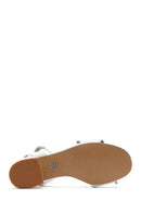 Kadın Beyaz Kalın Topuklu Sandalet | Derimod