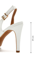 Kadın Beyaz İnce Topuklu Sandalet | Derimod
