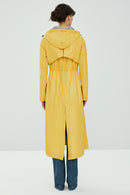 Rihanna Kadın Sarı Deri Astarsız Pardesü | Derimod