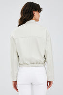 Flora Kadın Bej Deri Mont | Derimod