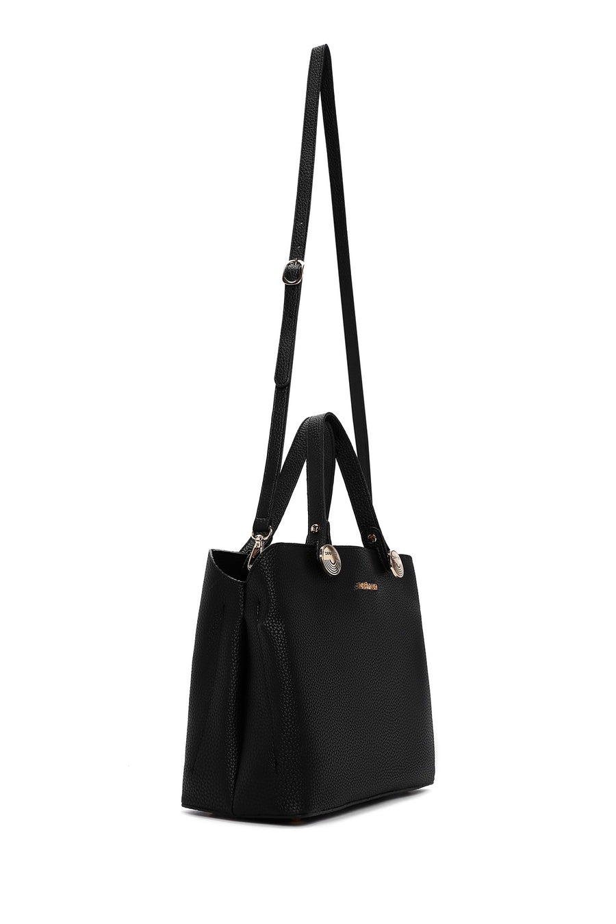 Women's Black Long Strap Shoulder Bag
