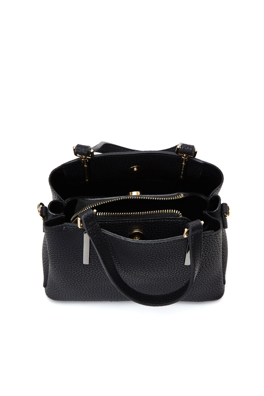 Women's Black Long Strap Handbag