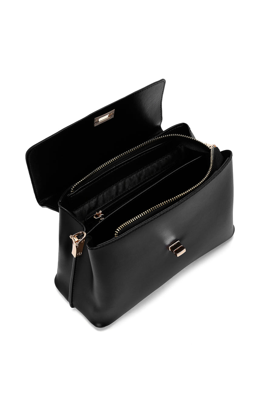 Women's Black Long Strap Shoulder Bag