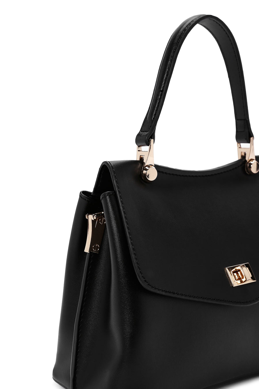 Women's Black Long Strap Shoulder Bag
