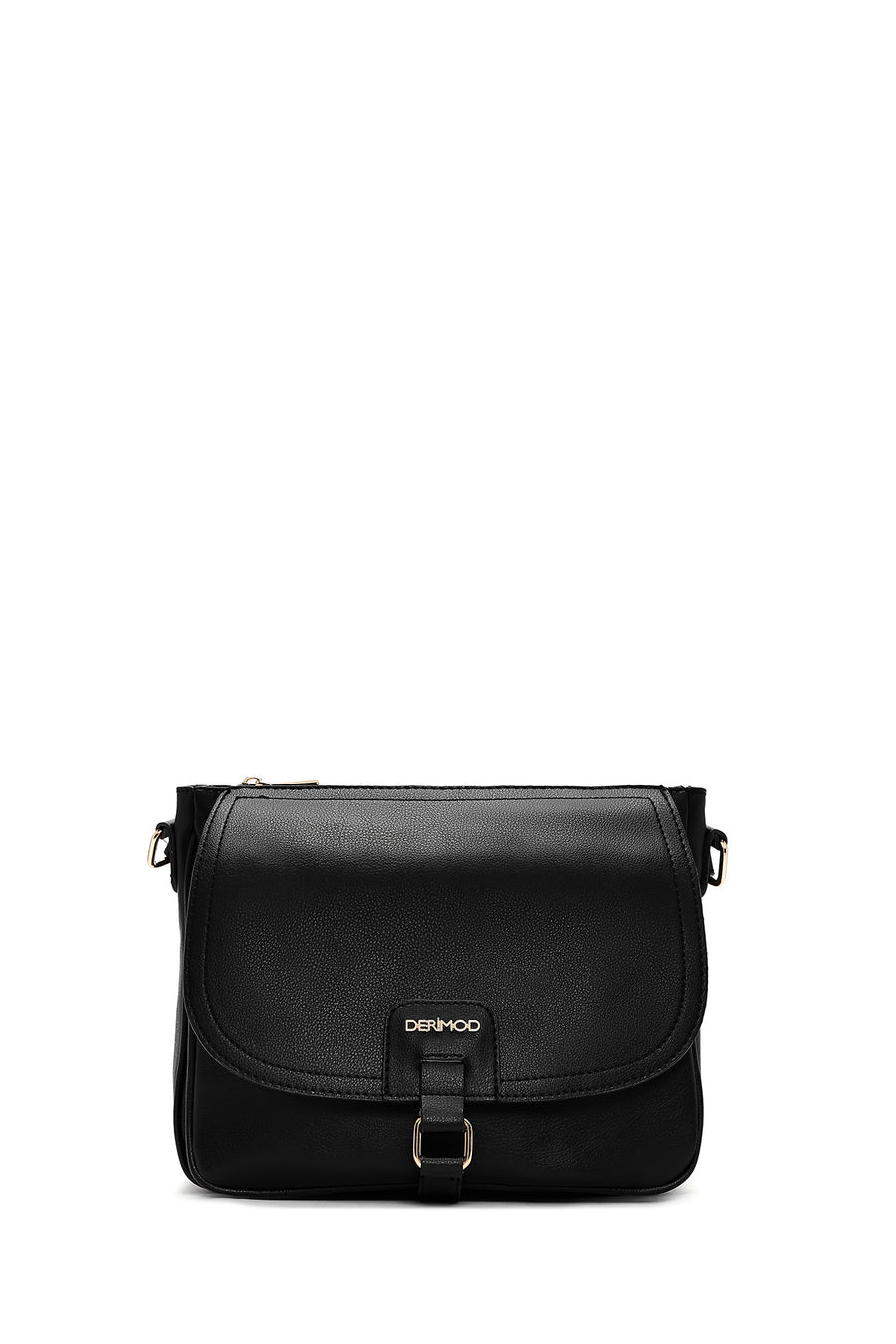 Women's Black Long Strap Messenger Bag