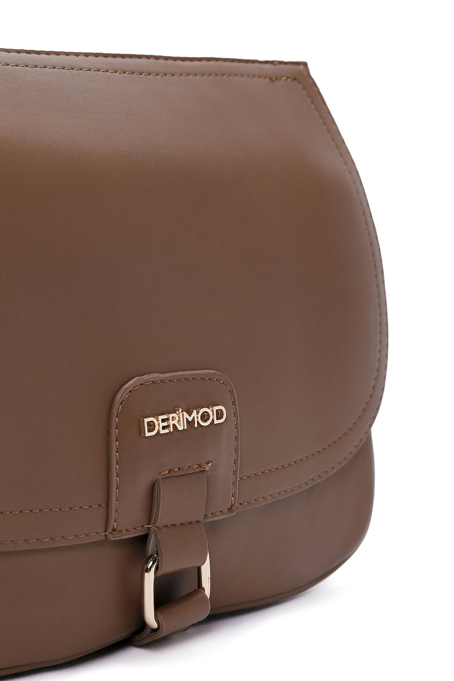 Women's Tan Long Strap Messenger Bag