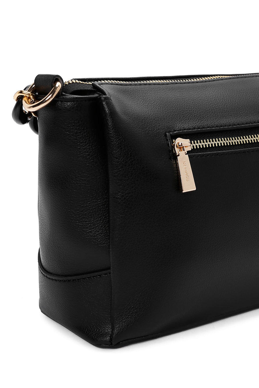 Women's Black Long Strap Shoulder Bag