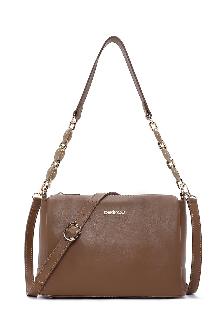 Women's Tan Long Strap Shoulder Bag 23WBD202018 | Derimod