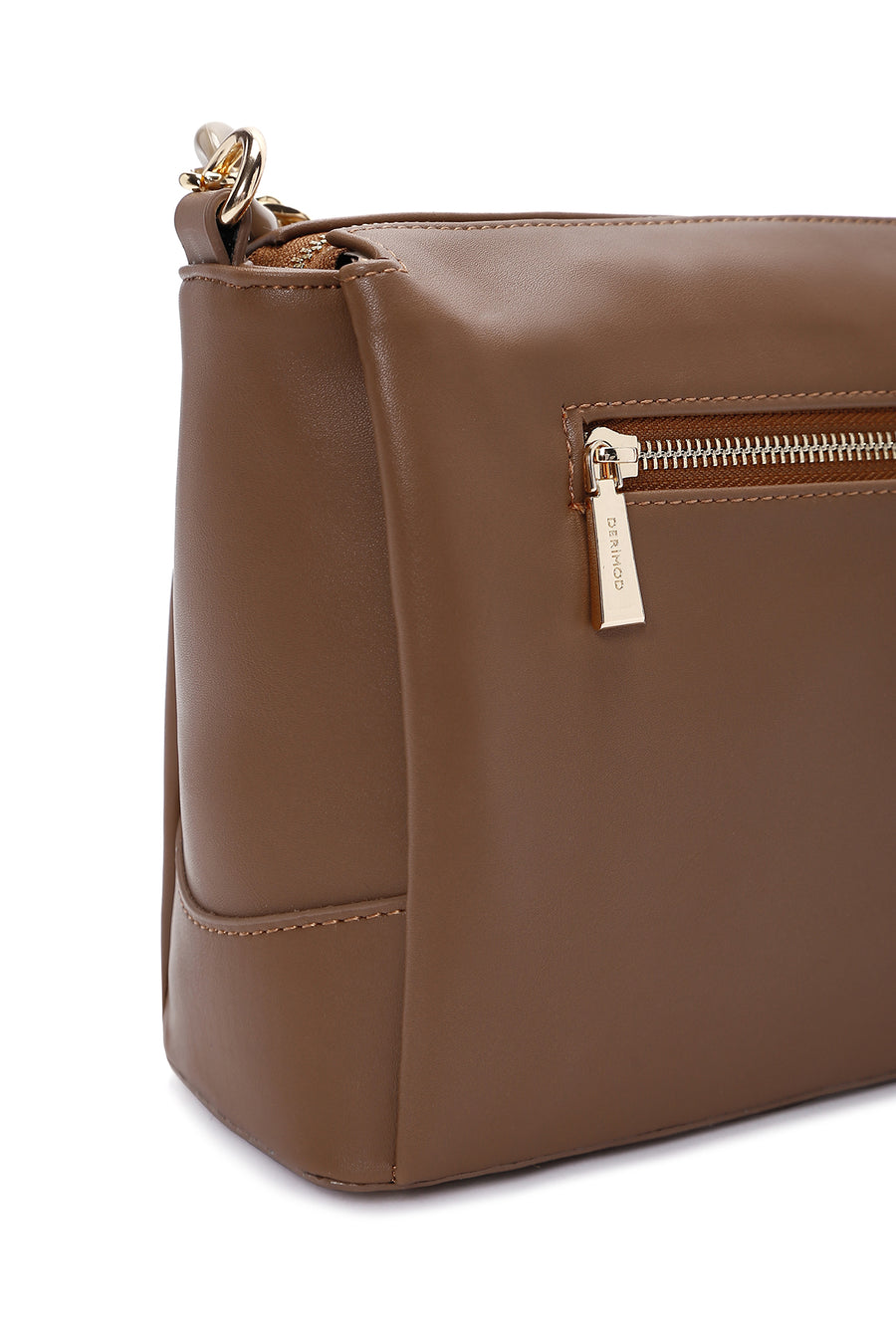 Women's Tan Long Strap Shoulder Bag