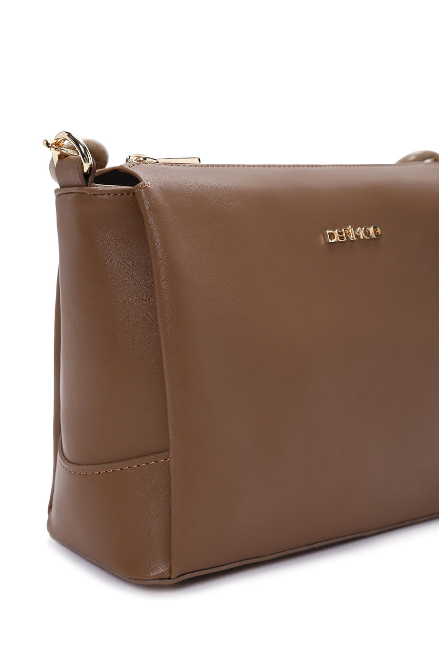 Women's Tan Long Strap Shoulder Bag