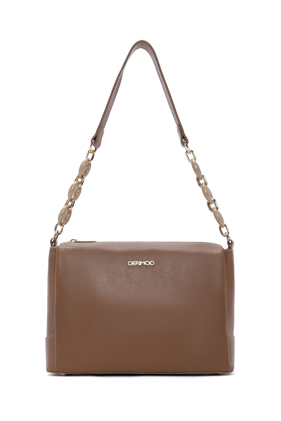 Women's Tan Long Strap Shoulder Bag