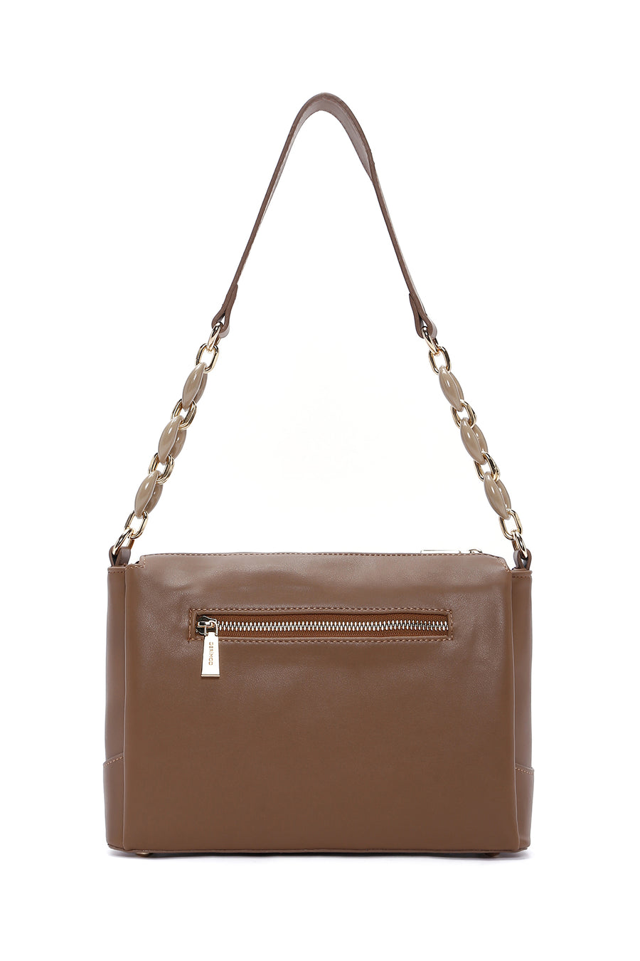 Women's Tan Long Strap Shoulder Bag