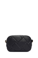 Women Black Long Strap Quilted Crossbody Bag | Derimod
