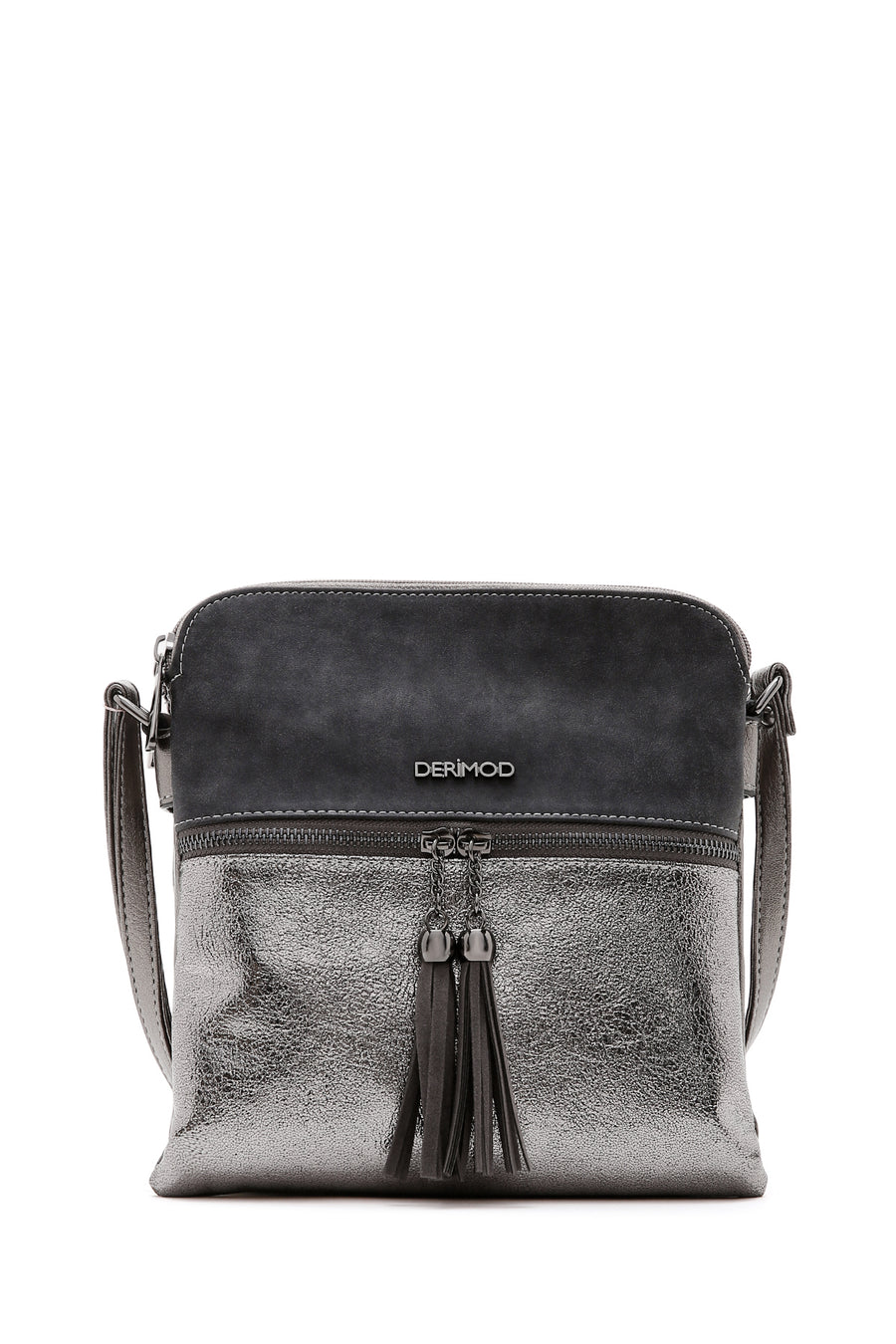 Women's Gray Crossbody Bag