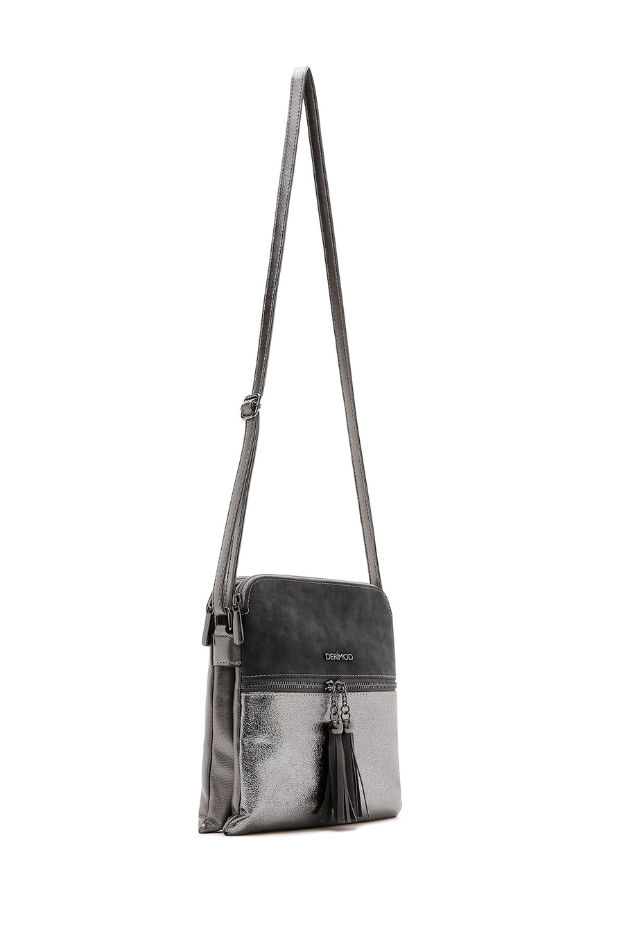 Women's Gray Crossbody Bag