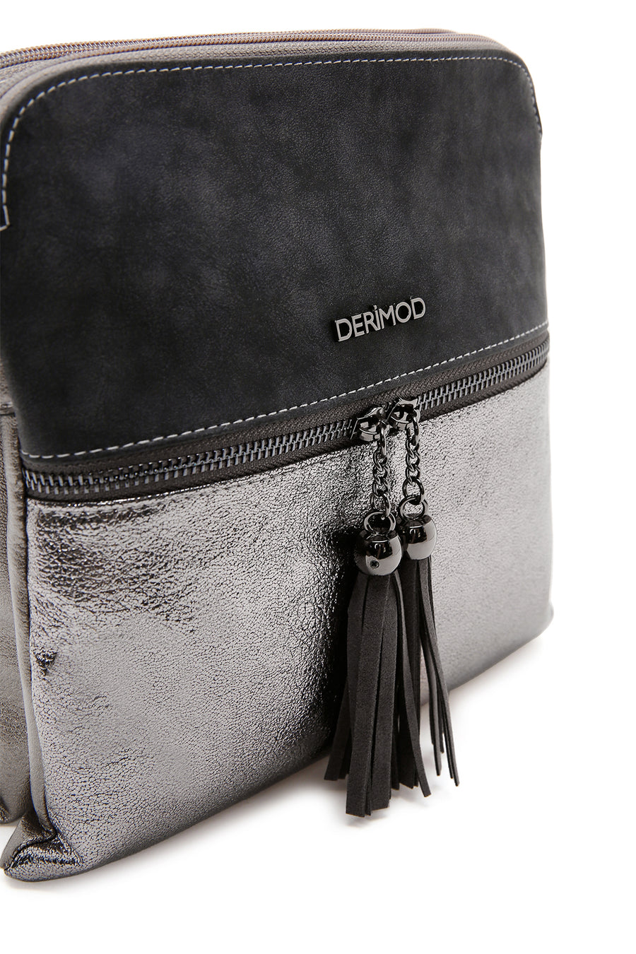Women's Gray Crossbody Bag