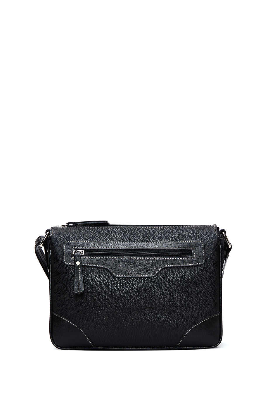 Women's Black Long Strap Crossbody Bag