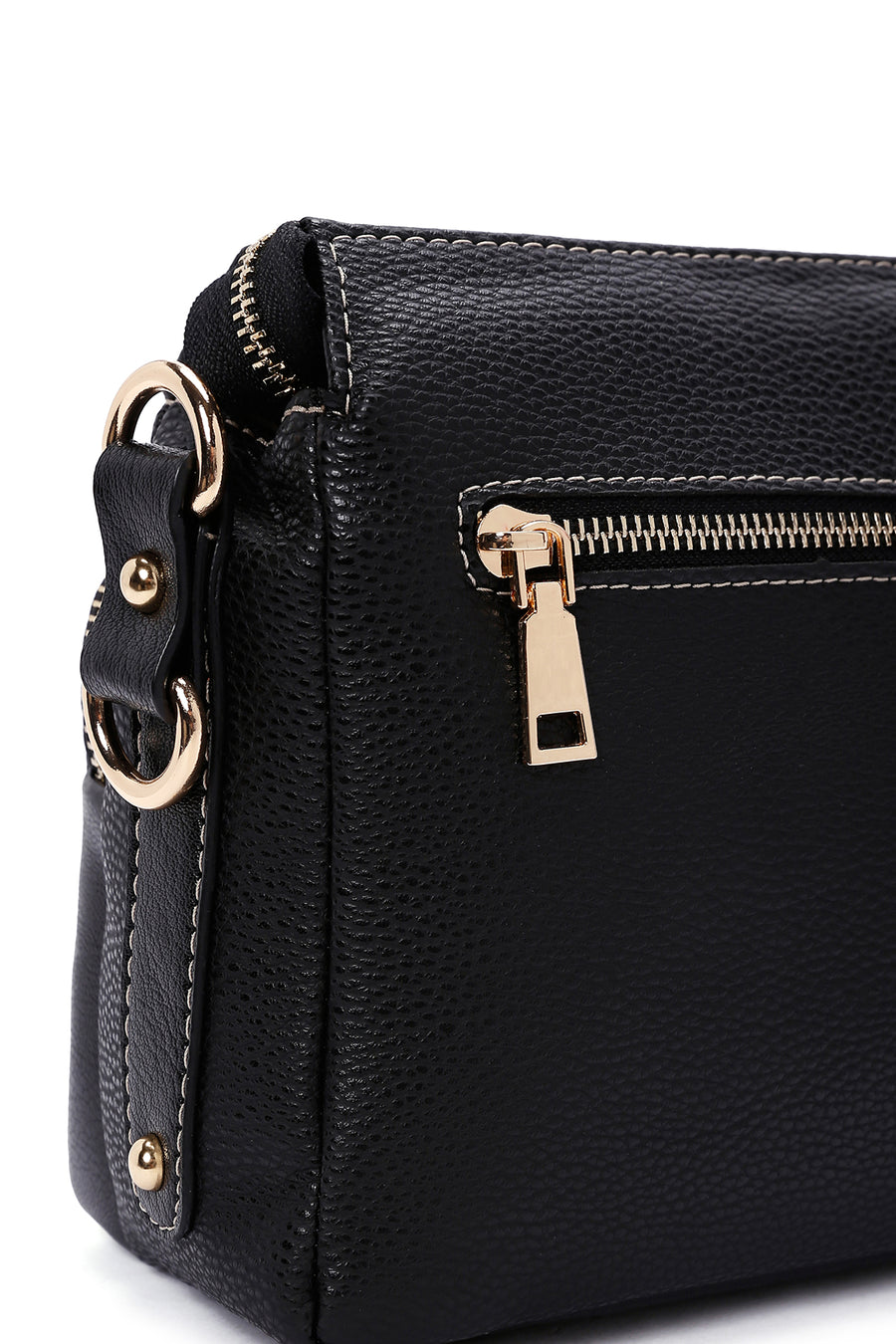 Women's Black Long Strap Crossbody Bag
