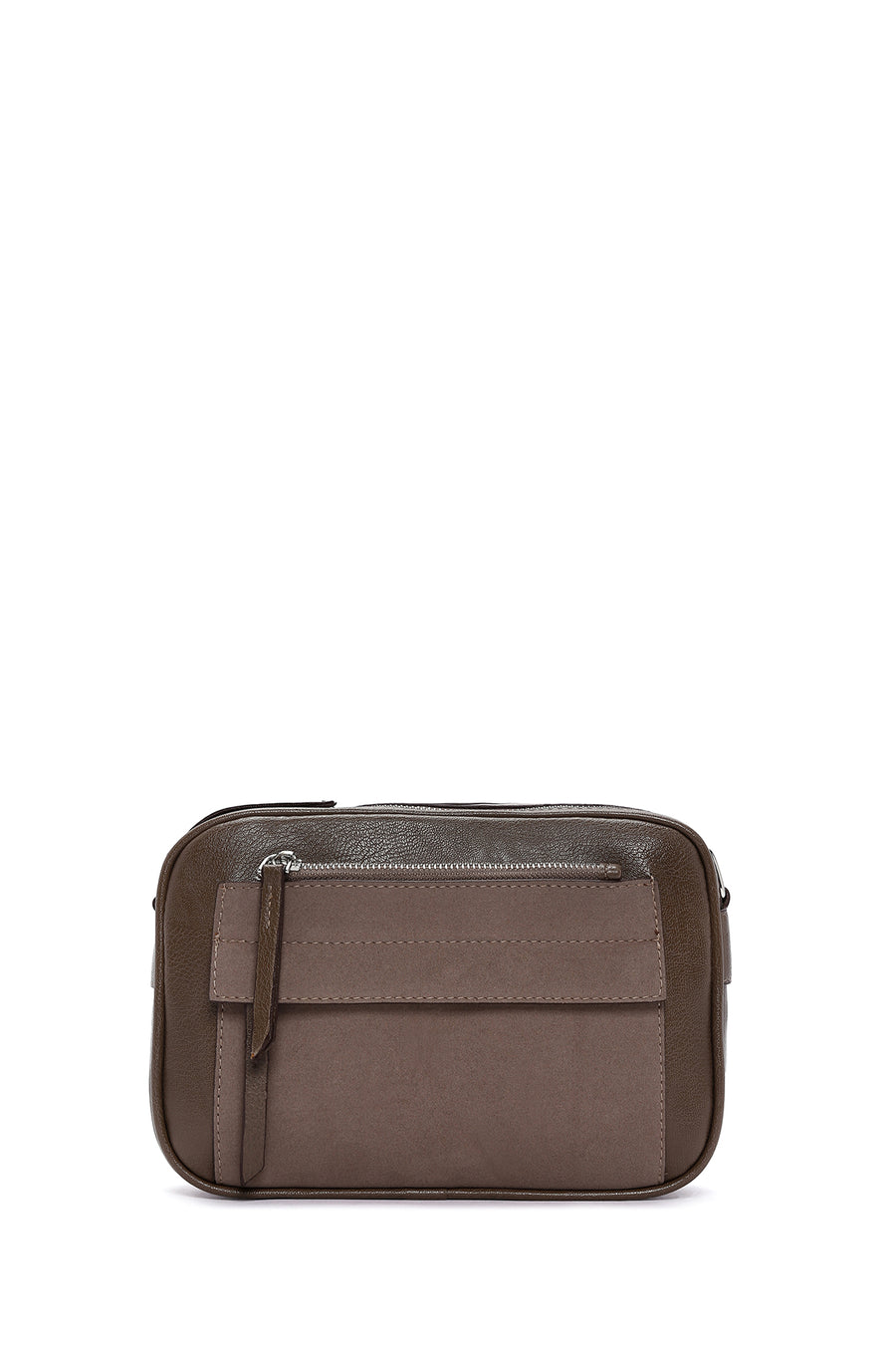 Women's Brown Long Strap Crossbody Bag